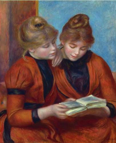 Pierre Auguste Renoir The Two Sisters oil painting image